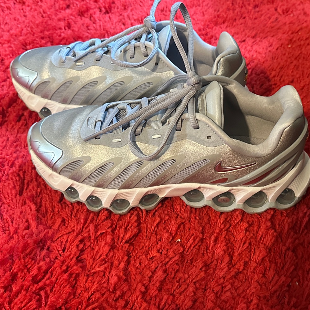 Nike Women’s Comfy~Supportive Silver/Gray Running Active Sneakers